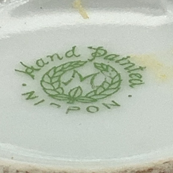 Antique Nippon 6” Hand Painted Purple Vase - Picture 13 of 13